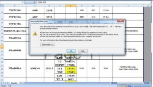 Lỗi không in được file excel và cách khắc phục đơn giản