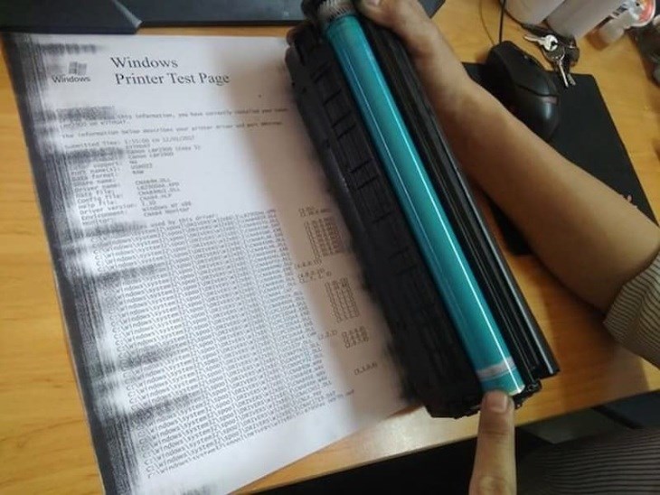 Máy in bị nhòe mực Cách khắc phục máy in bị nhòe mực
