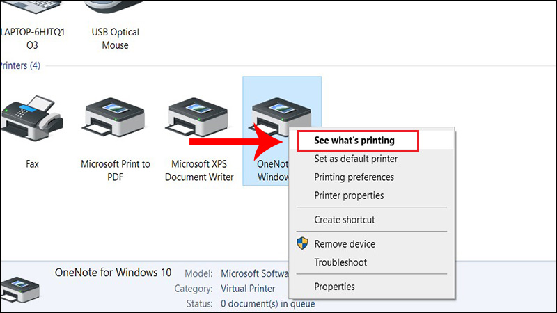 Lỗi Ready To Print Canon 2900