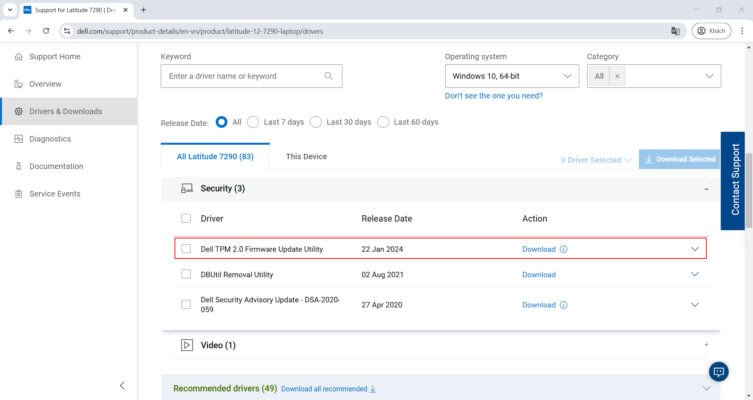 alt text: Cập nhật BIOS trên máy tính