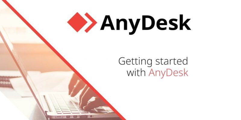 alt text: Giao diện phần mềm AnyDesk trên máy tính