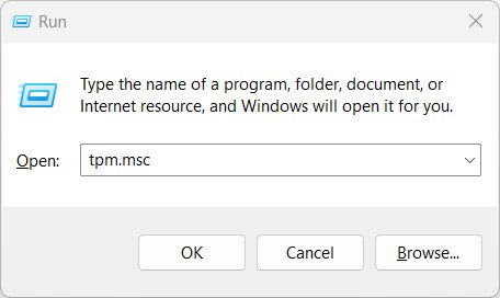 alt text: Kiểm tra phiên bản TPM trên máy tính