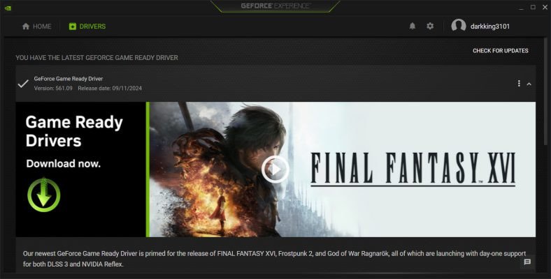 Cập nhật driver card đồ họa