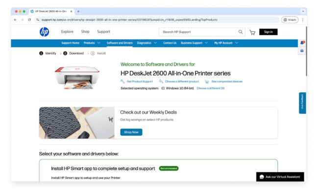 Cập Nhật Driver Và Phần Mềm Máy In