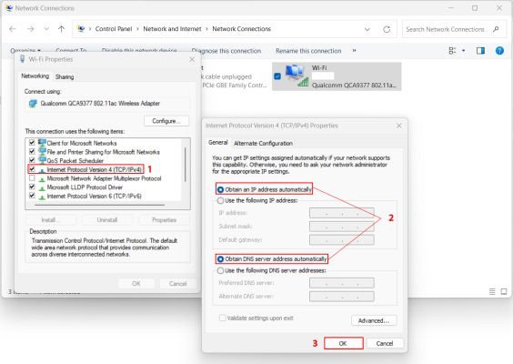 Cấu hình IP tự động