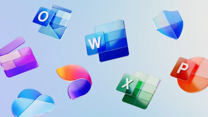 Giao diện bộ ứng dụng Microsoft Office
