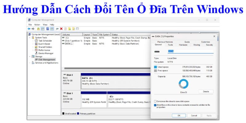 Hướng Dẫn Cách Đổi Tên Ổ Đĩa Trên Windows