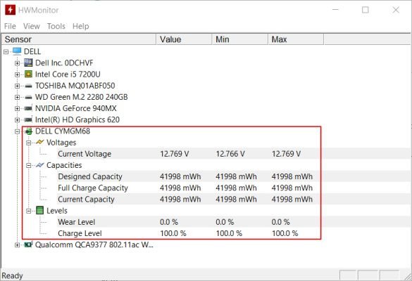 Kiểm tra tình trạng pin
