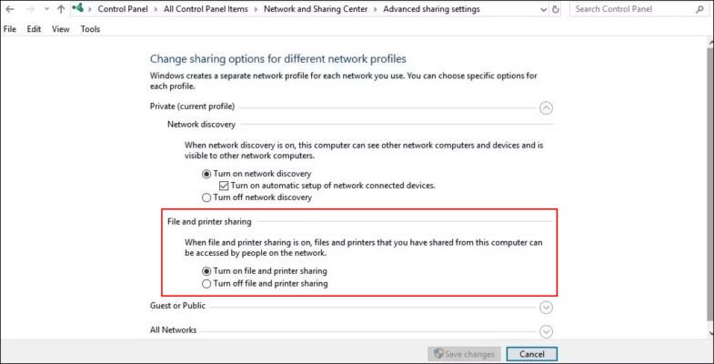 Kiểm Tra Và Cấu Hình Quyền Truy Cập Mạng