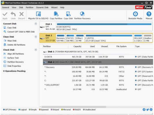 MiniTool Partition Wizard