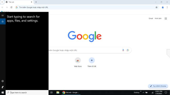 Ô tìm kiếm trên Taskbar