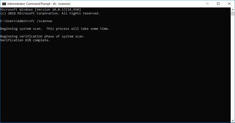 Sử dụng Command Prompt để sửa chữa file hệ thống