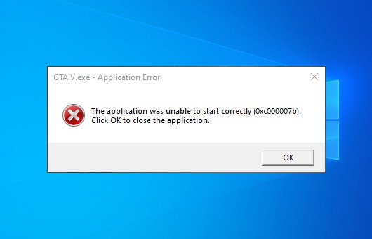 Sửa Lỗi 0xc000007b