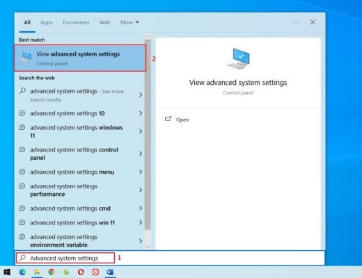 tat system restore buoc 1