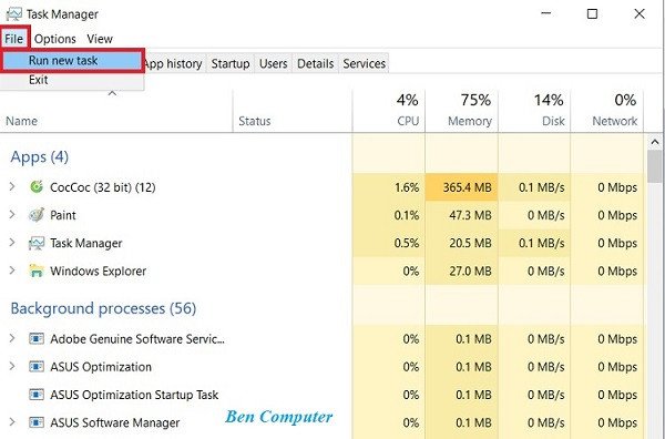 Tắt Windows Update