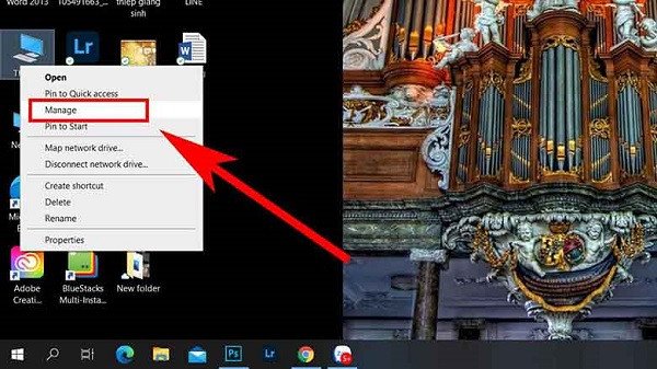 Vào Computer Management