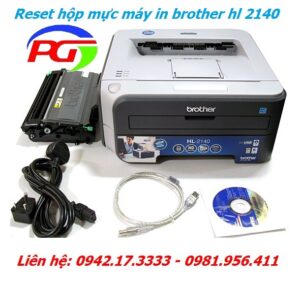 Hướng dẫn reset đèn Toner cho hộp mực máy in Brother HL-2140