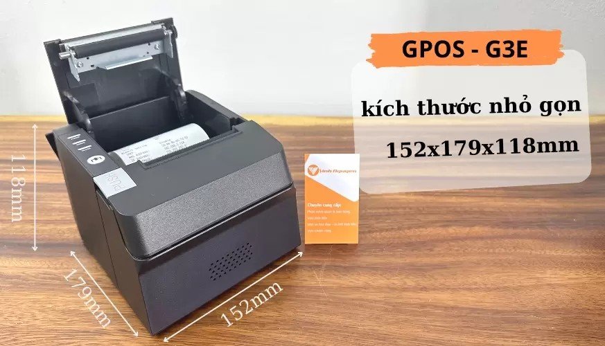 Giải pháp in ấn di động với máy in hóa đơn GPOS G3E