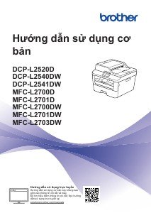 Tài liệu hướng dẫn sử dụng chi tiết cho máy in đa năng Brother MFC-L2700DW