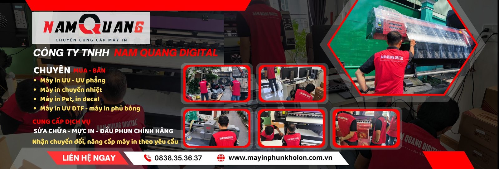Banner giới thiệu Nam Quang Digital Printing