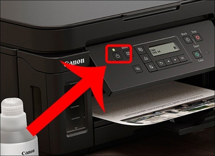 Tắt nguồn máy in là một cách nhanh để hủy lệnh nhưng không nên lạm dụng vì có thể gây hại thiết bị