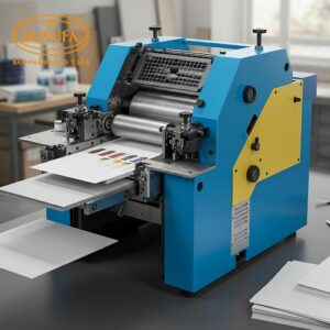 Máy in offset mini 2 màu thực tế cho in ấn đơn giản