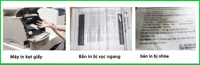 Tổng hợp các lỗi máy in thường gặp khiến bản in bị nhòe mực và cách nhận biết