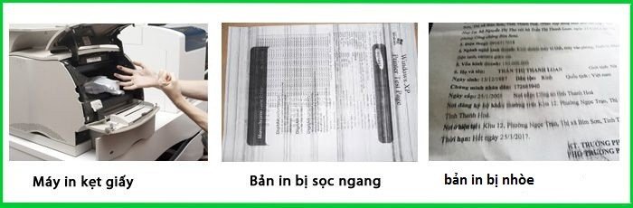 Tổng hợp các lỗi máy in thường gặp khiến bản in bị nhòe mực và cách nhận biết