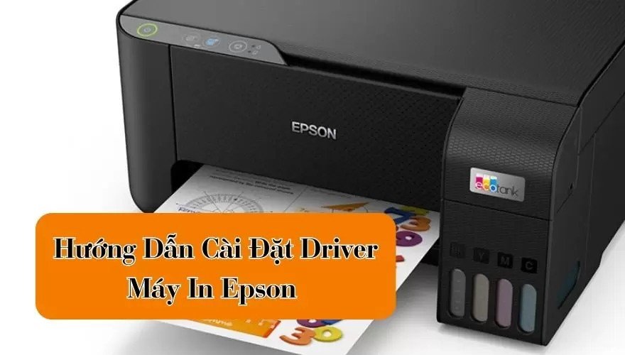 Giao diện Properties hiển thị thông tin hệ điều hành Windows để kiểm tra tương thích driver máy in Epson