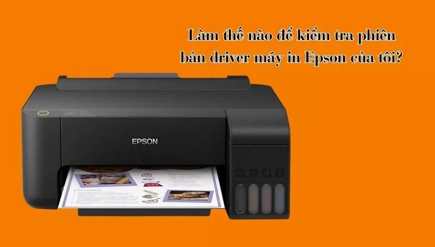 Máy in Epson đang in tài liệu, minh họa tầm quan trọng của việc cài đặt driver chính xác