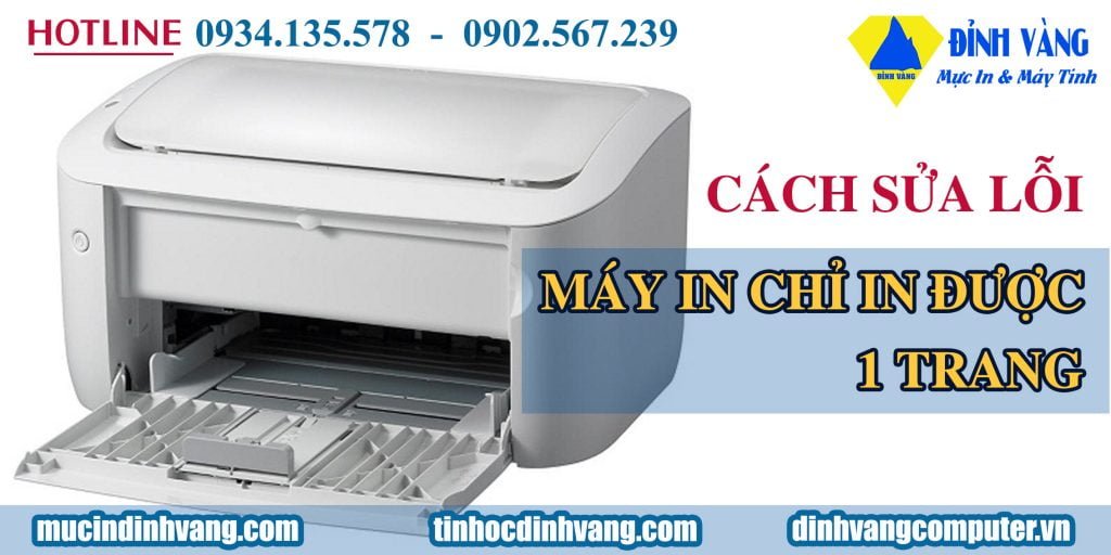 Sửa lỗi máy in Canon 2900 chỉ in 1 trang