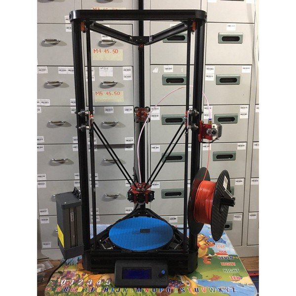 Toàn cảnh máy in 3D Delta và các bộ phận chính