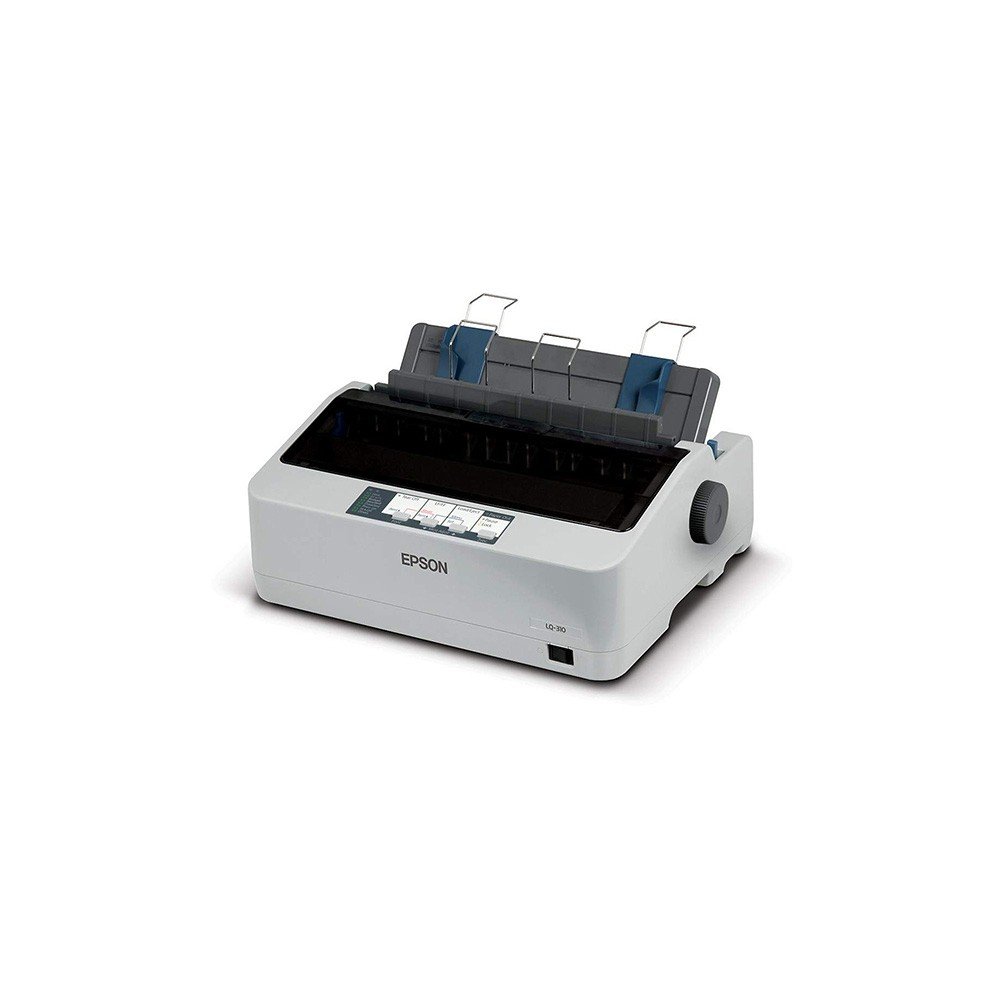 Máy in kim Epson LQ-310 đang hoạt động in ấn tài liệu trên giấy liên tục