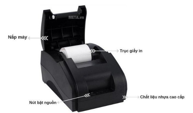 Cách lắp đặt cuộn mực in (ribbon) vào máy in Xprinter