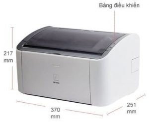 Máy in Canon LBP 2900 cũ với thiết kế nhỏ gọn đặt trên bàn làm việc