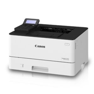 Máy in Canon LBP 214DW đang in tài liệu, thể hiện chất lượng bản in sắc nét.