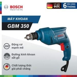 Máy khoan Bosch GBM 350 RE Professional: Chất lượng Đức