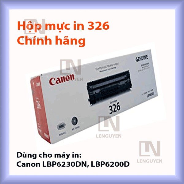 Mực in Canon 326 chính hãng cho máy 6230DN, đảm bảo chất lượng bản in và độ bền máy