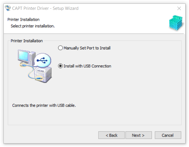 Các bước trong quá trình cài đặt driver máy in Canon LBP 2900 trên Windows