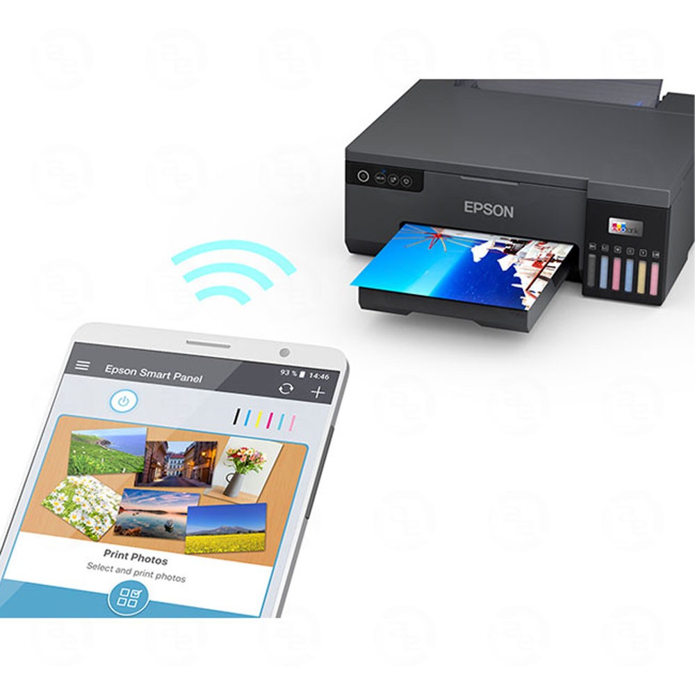 Khả năng in ấn không dây tiện lợi của máy in phun 6 màu Epson L8050 qua WiFi