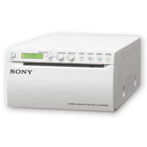Máy in nhiệt siêu âm Sony UP-X898MD đang hoạt động cho chất lượng hình ảnh y khoa sắc nét