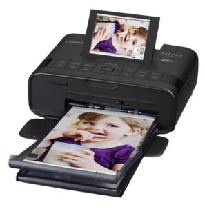 Máy in Canon Selphy CP1300 màu đen nhỏ gọn, tiện lợi mang theo
