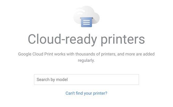 Giao diện in ấn mặc định trên Android hoặc qua ứng dụng máy in