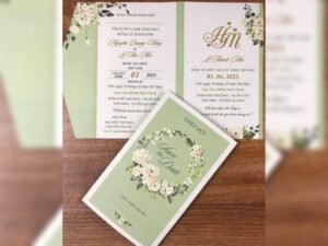 Thiết kế thiệp cưới bằng phần mềm đồ họa chuyên dụng để tạo mẫu thiệp cưới độc đáo