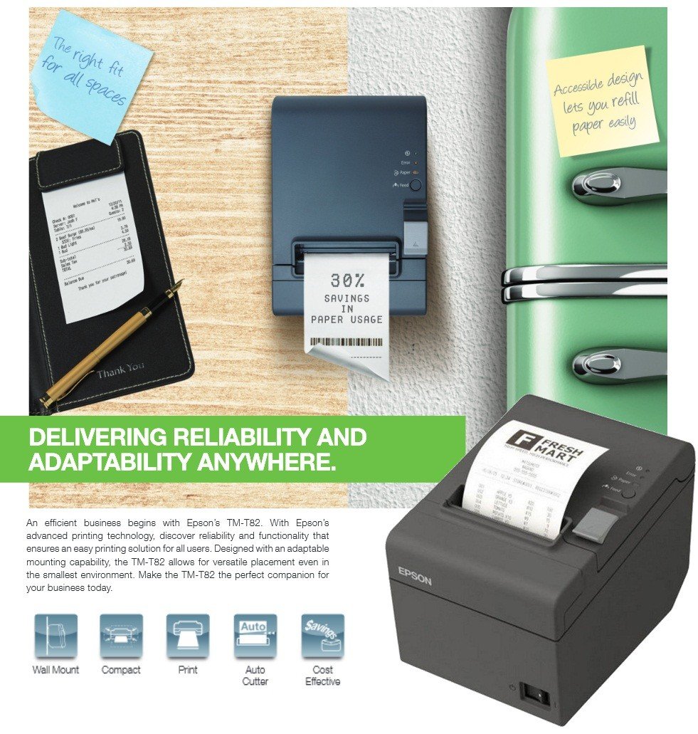 Máy in hóa đơn nhiệt Epson TM-T82 tốc độ cao