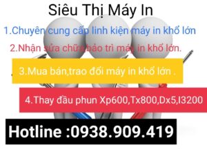 Vận hành máy in kts khổ lớn chuyên nghiệp cho sản phẩm quảng cáo ấn tượng