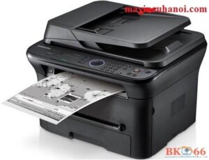 Máy in đa năng Samsung SCX-4623F cũ với thiết kế nhỏ gọn màu trắng xám