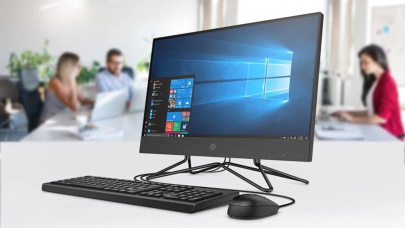 Cận cảnh thiết kế tinh tế của một mẫu máy tính Dell All In One