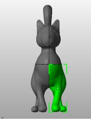 Sử dụng công cụ cắt để chia mô hình 3D thành các phần nhỏ