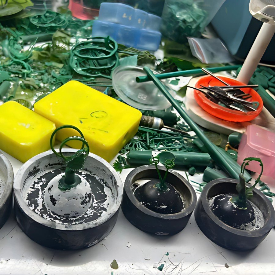 Mẫu trang sức nhẫn phức tạp được in 3D bằng resin castable cho quy trình đúc kim loại